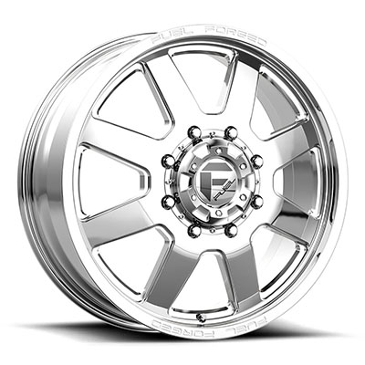 FUEL Off-Road FF09D Front Wheel, 22x8.5 with 8 on 200 Bolt Pattern - Polished - DF09228292